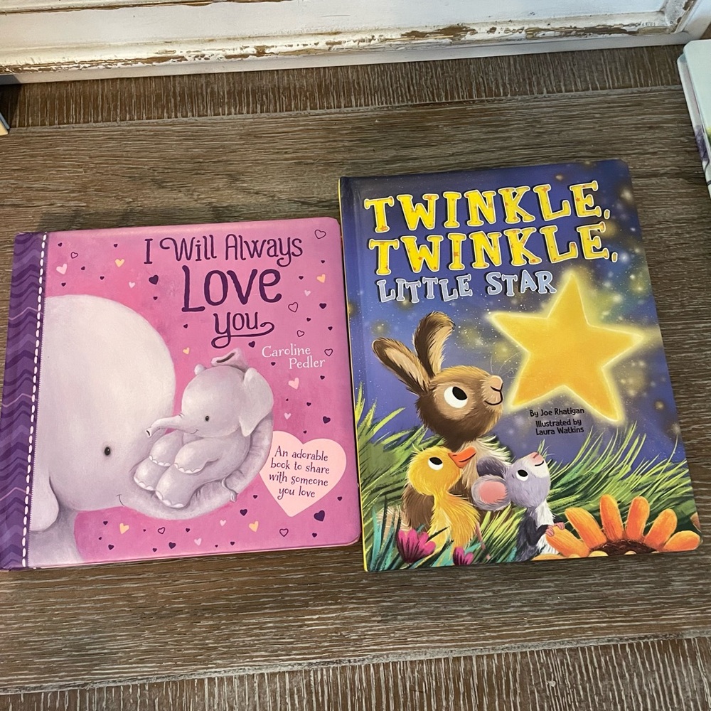 Baby board book bundle of two